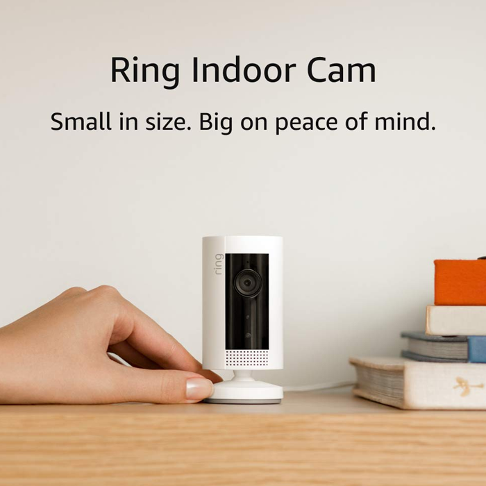 كاميرا Ring Indoor Cam (سلكية) الجيل الثاني - بيضاء