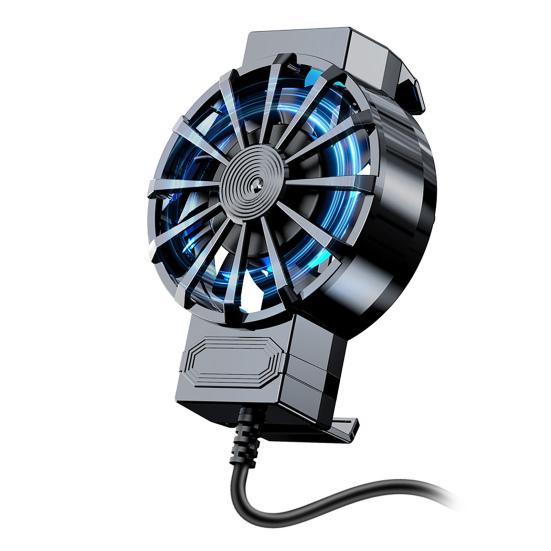 Efficient Heat Dissipation Cool Light Effect Useful Convenient Mini Mobile Phone Cooling Fan