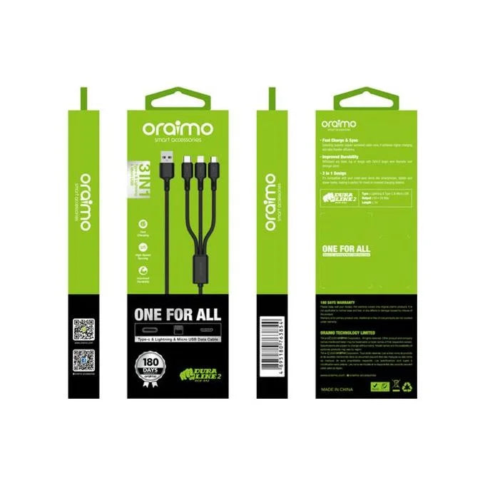 Oraimo Cable Duraline 3 OCD-X93