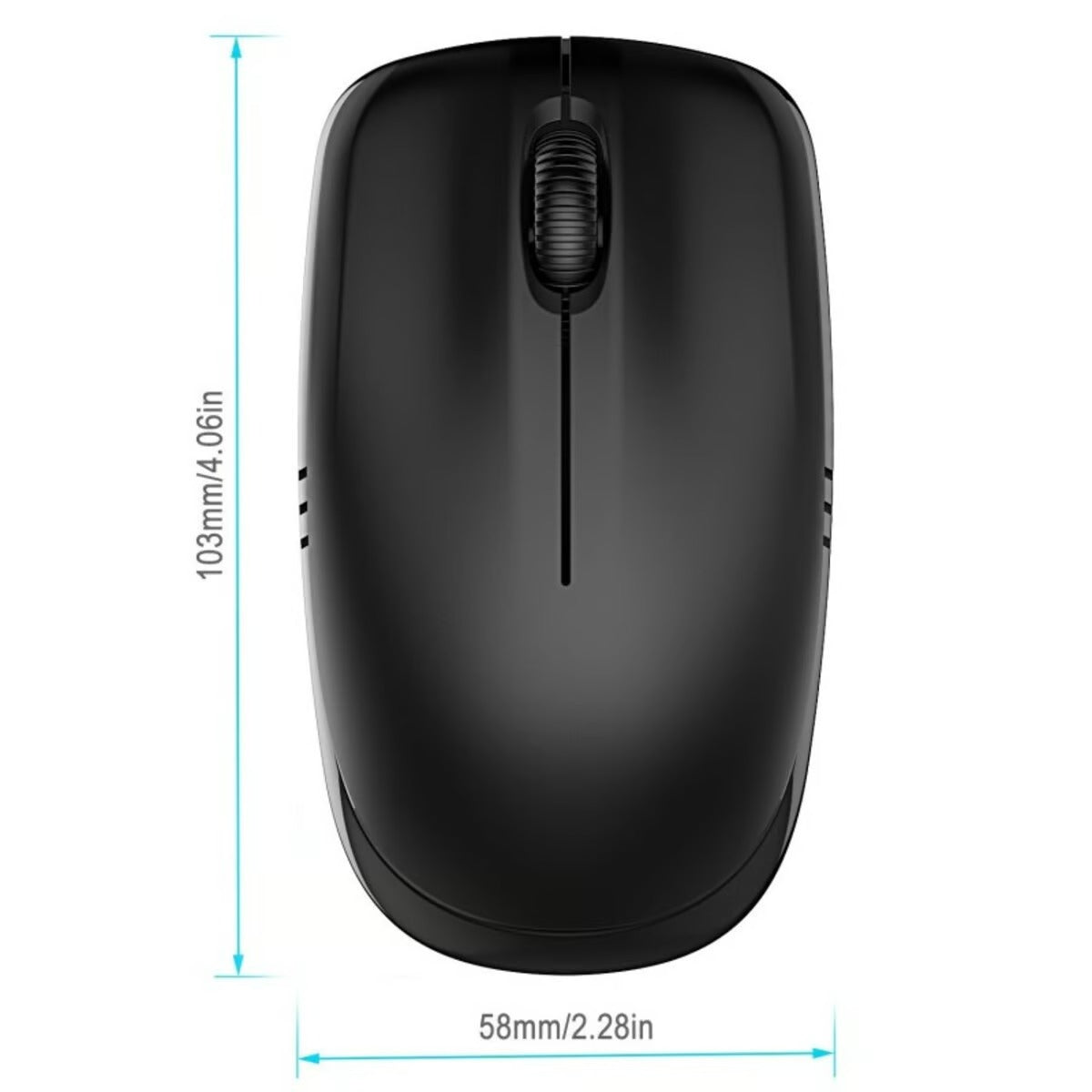 Trands Wireless Optical Three Button Mouse 1000 DPI HD Optical