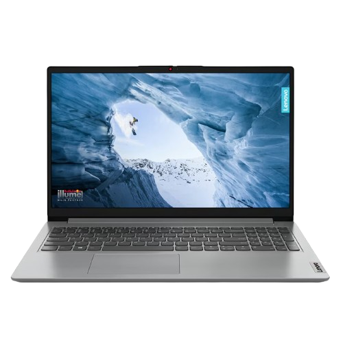 Lenovo IdeaPad 1 15IAU7 Notebook, 15.6" FHD Display, Intel Core i3-1215U Processor, 8 GB RAM, 256 GB SSD, Windows 11 Home, Grey, 82QD00G5AX