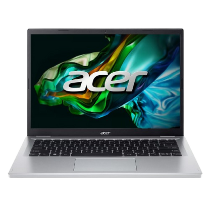 Acer Aspire Lite 14" Laptop, WUXGA IPS Slim Bezel, Intel Core i3-N300, Windows 11 Home, 8 GB RAM, 512 GB SSD, Silver, AL14-31P-3709