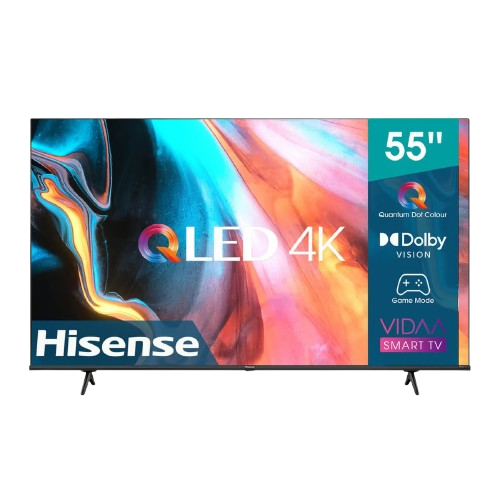 Hisense 55 inches 4K QLED Smart TV, Black, 55E7