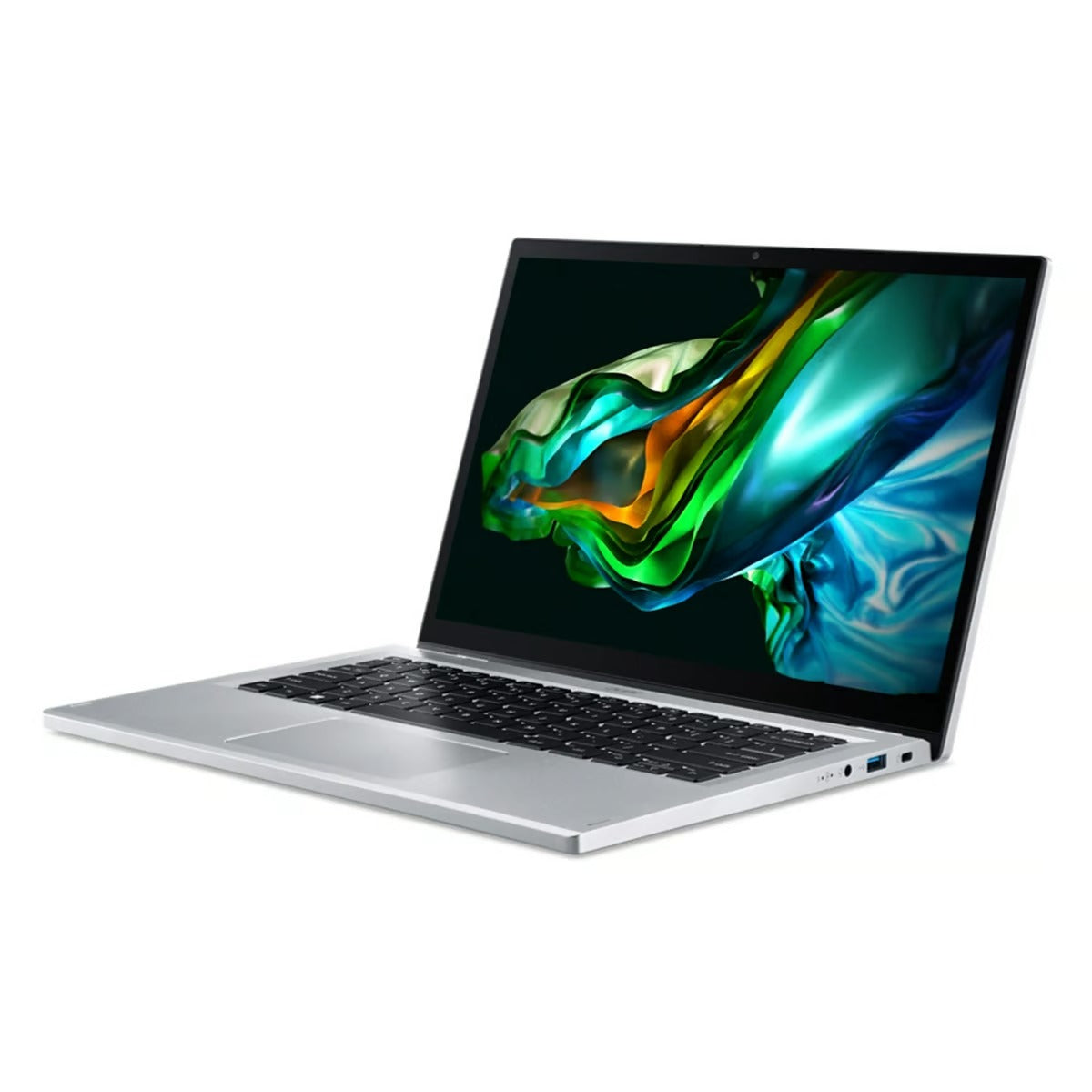 Acer Aspire 3 Spin 14 2-in-1 Convertible Laptop, 14" Display, Intel N100, 4 GB RAM, 128 GB SSD, Windows 11, Pure Silve