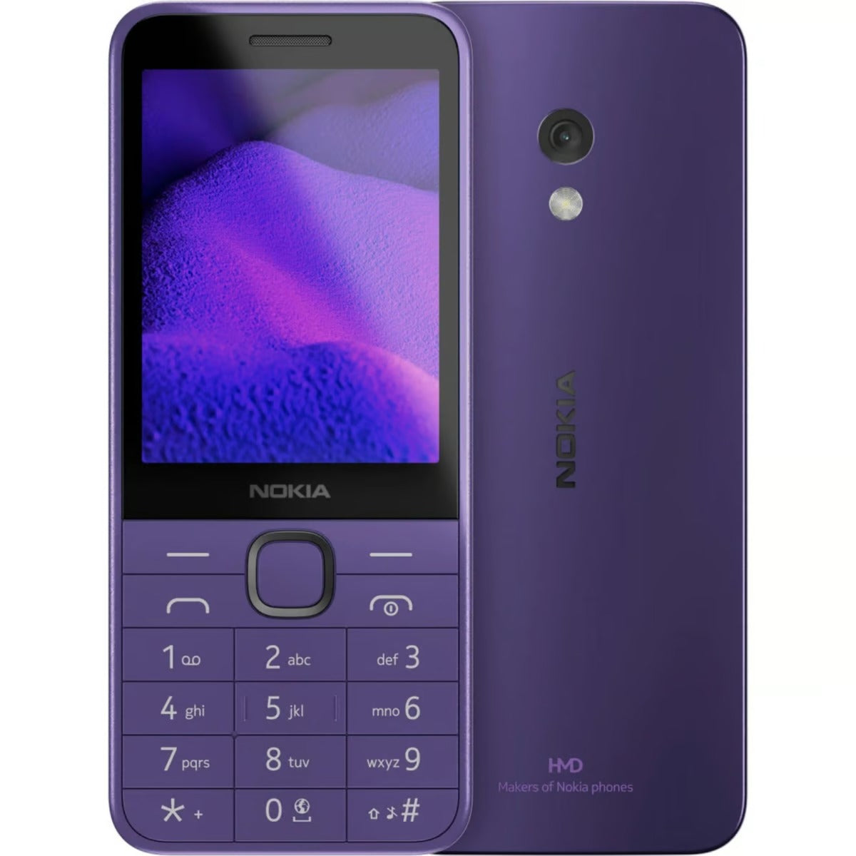 Nokia 235 DS 4G With Type-C (TA-1614)  Black , Purple , Blue