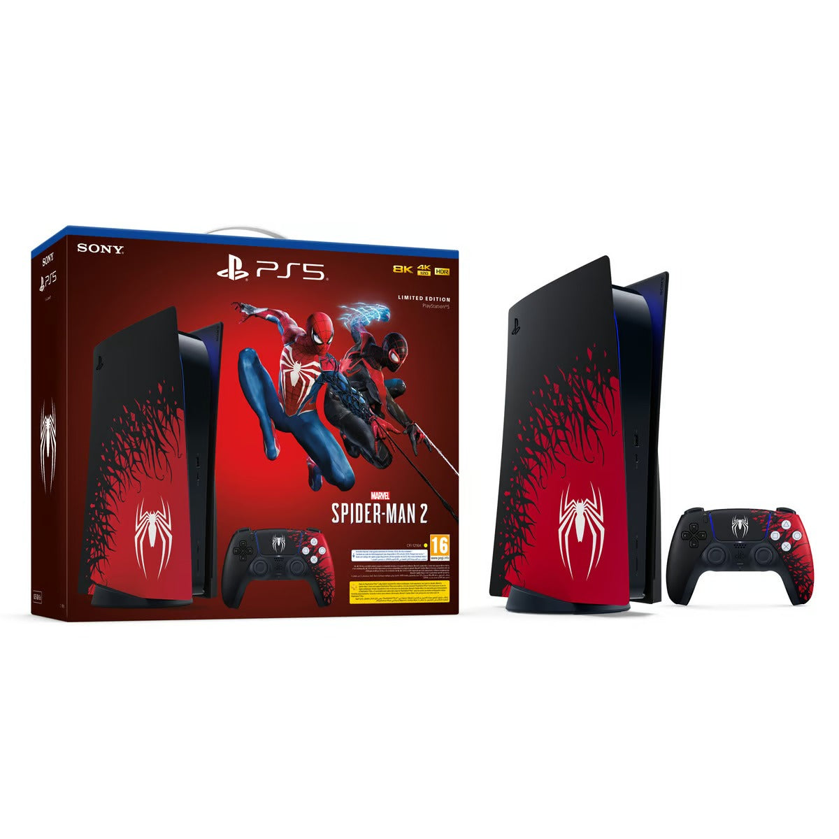 Sony PlayStation 5 Console - Marvel’s Spider-Man 2 Limited Edition Bundle