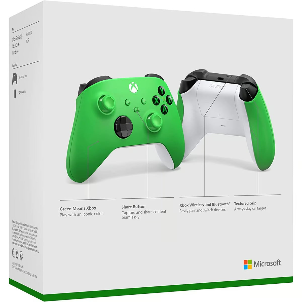 Xbox Series X Gunter Controller, Velocity Green