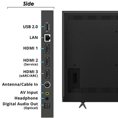 تلفزيون TCL 55 بوصة 4K Smart UHD، 55V6B