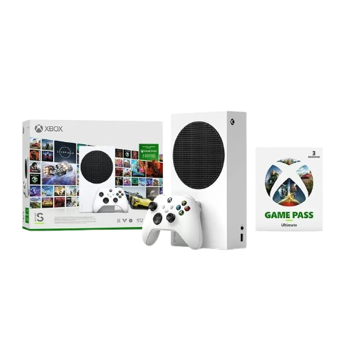 Xbox Series S، 512 جيجابايت مع GamePass Ultimate لمدة 3 أشهر