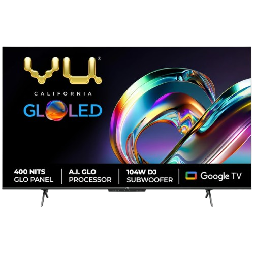 VU GloLED 55 inches 4K Google Smart LED TV, 55GloLED