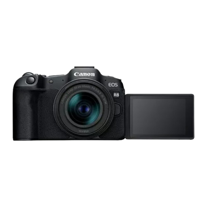 Canon EOS R8 Mirrorless Full Frame Camera with RF 24-50 mm f/4.5-6.3 IS STM Lens