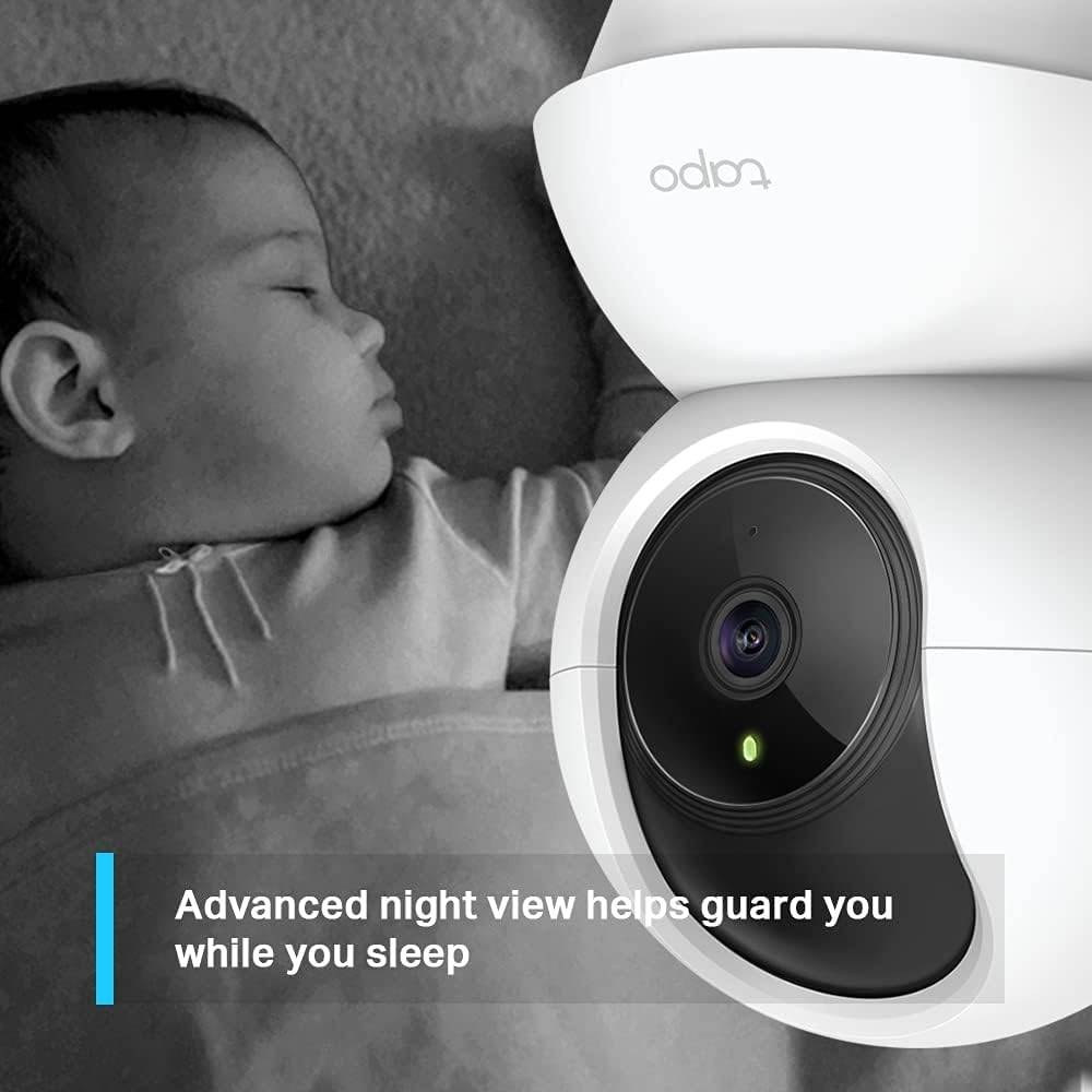 TP-Link Tapo Pan/Tilt Security Camera for Baby Monitor, Pet Camera w/Motion Detection Tapo C200