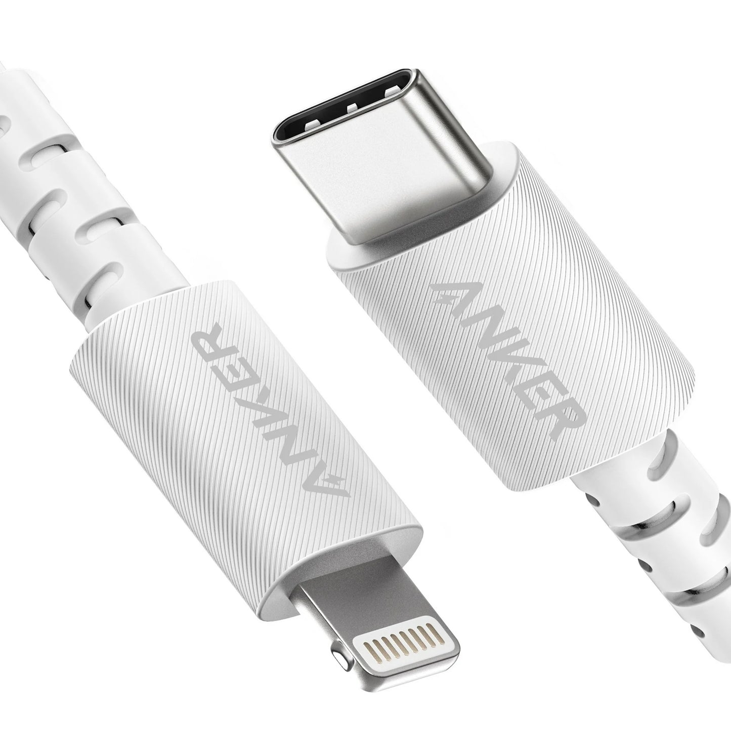 Anker PowerLine Select + USB-C Cable with Lightning Connector 6ft, Apple MFi Certified - White