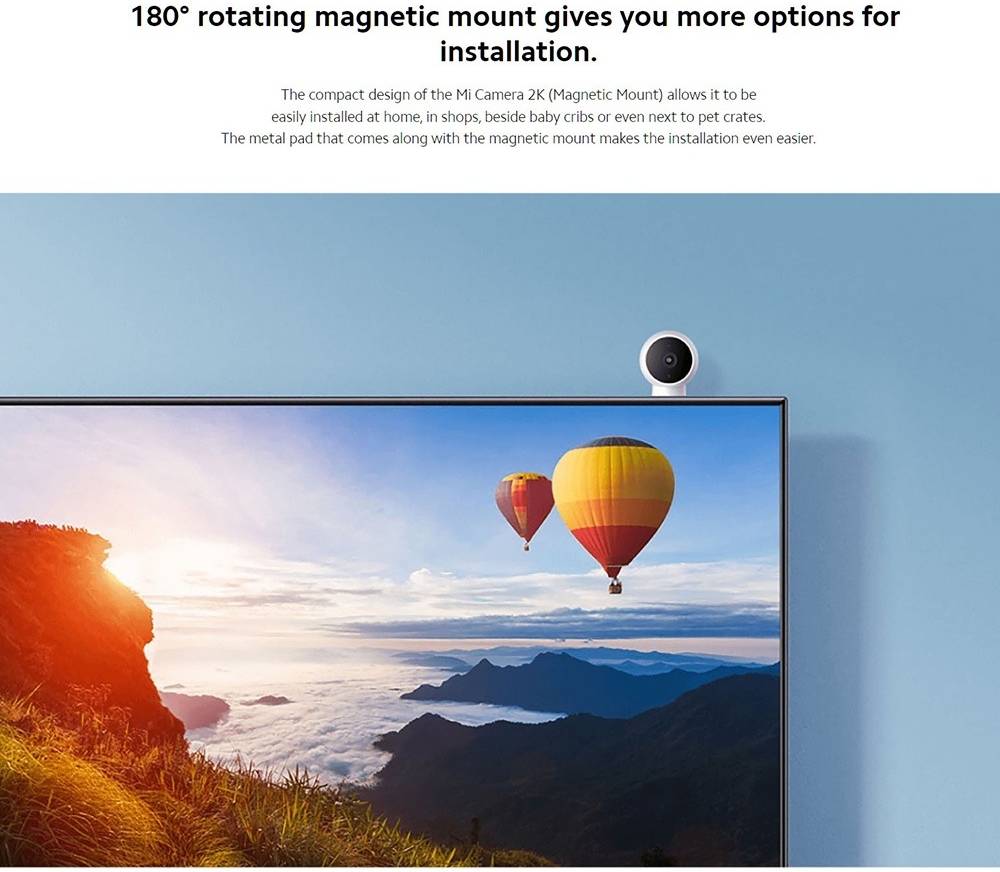 Xiaomi Mi Camera 2K, Magnetic Mount