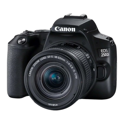 Canon DSLR Camera EOS250D 18-55mm DC Lens Black