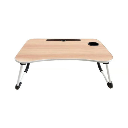 Golden Wheat Foldable Laptop Table 40x60x28cm Black