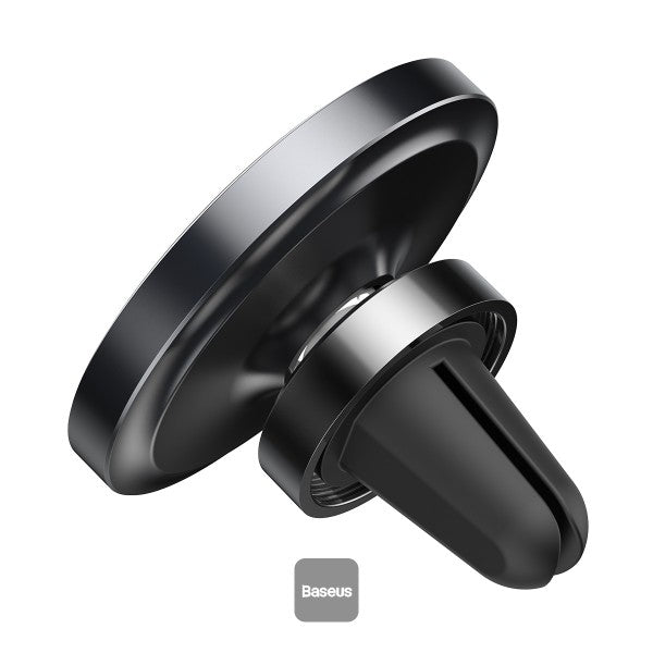 Baseus Magnetic Car Mount for Dashboards and Air Outlets (iPhone 12 and 13) - Black