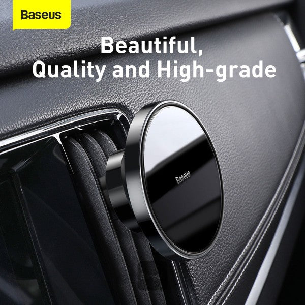 Baseus Magnetic Car Mount for Dashboards and Air Outlets (iPhone 12 and 13) - Black