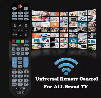 HUAYU RM-L1107+12 Use for Samsung,LG,Sony,Philips,Sharp,Panasonic,TCL,Toshiba Universal TV Remote Control