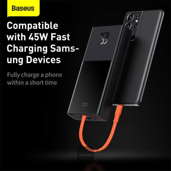 Baseus Elf Digital Display Fast Charging Power Bank 20000mAh 65W - Black