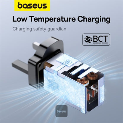 Baseus GaN5 Pro 65W 3 Port  Baseus Xiaobai Series Fast Charging Cable Type-C to Type-C 100W(20V/5A) 1M - Black)