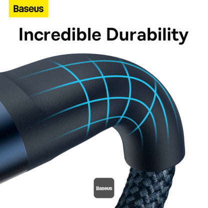 Baseus Flash Series II 3 In 1 Fast Charging Cable Type-C To M+L+C 100W 1.5M - Blue