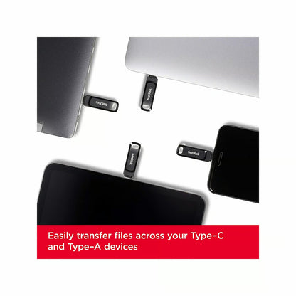 محرك أقراص فلاش مزدوج من نوع SANDISK TypeC SDDDC3-G46 سعة 512 جيجابايت