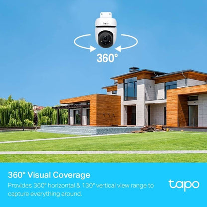 TP-Link Tapo 1080p Full HD Outdoor Pan/Tilt Security Wi-Fi Camera,Tapo C500