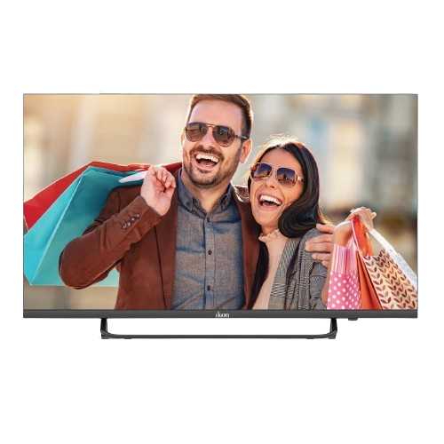 Ikon 55 inches 4K Smart LED TV, Black, IK55A71WOS