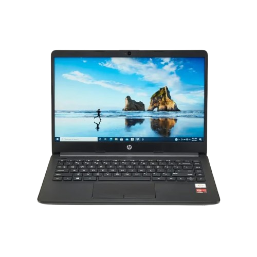 كمبيوتر محمول HP 14-DK1013DX AMD، SSD سعة 128 جيجابايت، ذاكرة وصول عشوائي سعة 4 جيجابايت، رسومات مشتركة، شاشة LED عالية الدقة مقاس 14 بوصة، نظام التشغيل Windows 10s، لوحة مفاتيح إنجليزية