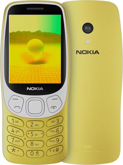 Nokia 3210 DS 4G With Type-C (TA-1618) - Grunge Black , Scuba Blue , Y2K Gold