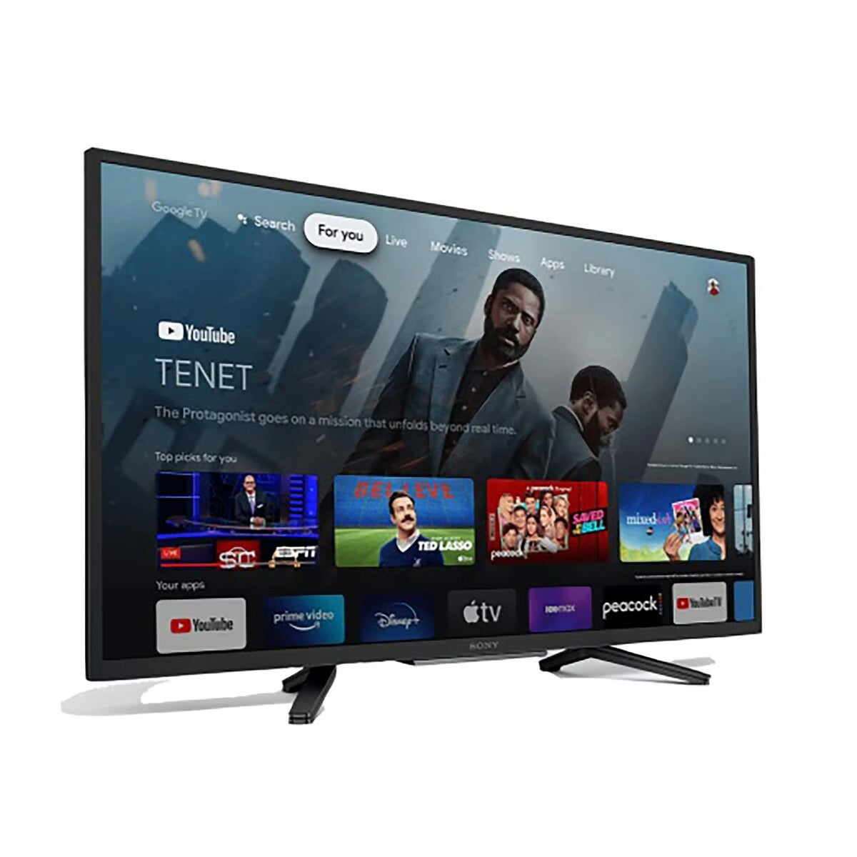 Sony Bravia 80 cm (32 inches) HD Ready Smart LED Google TV KD-32W830K (Black)