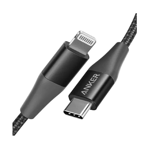 Anker Powerline+II USB-C Cable with Lightning Connector 6FT - Black