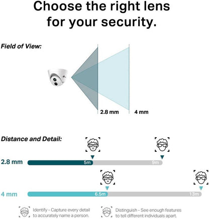 كاميرا شبكية TP-Link VIGI 3MP IR Turret VIGI C430I-2.8mm