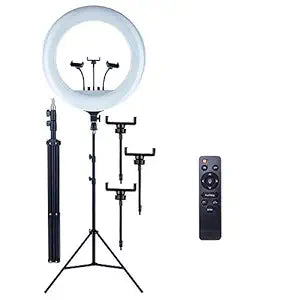 i-Zoll18 Inches Ring LED lamp with Wireless Remote Studio Camera Ring Light