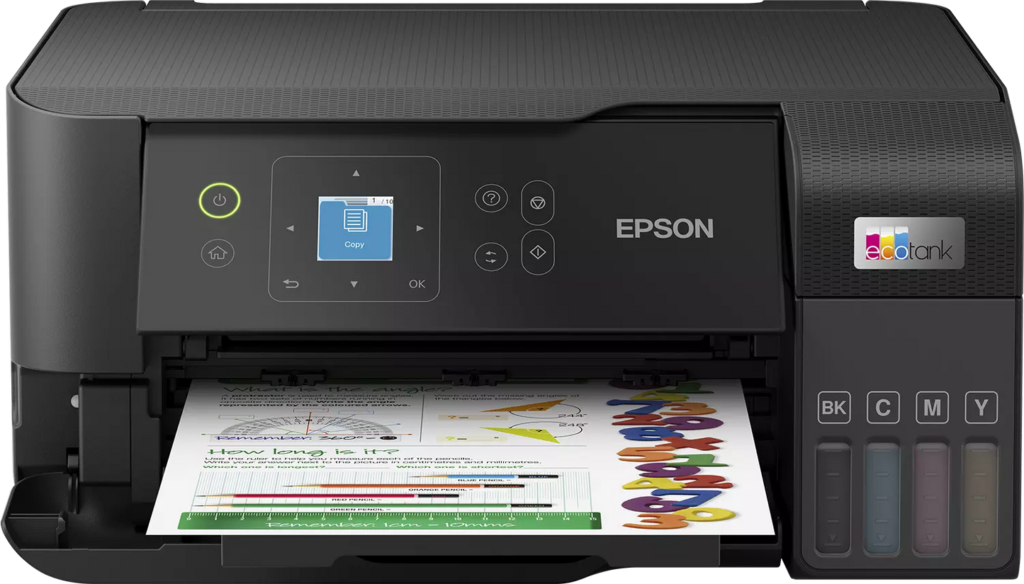 Epson EcoTank L3560 Home Ink Tank Printer, Black