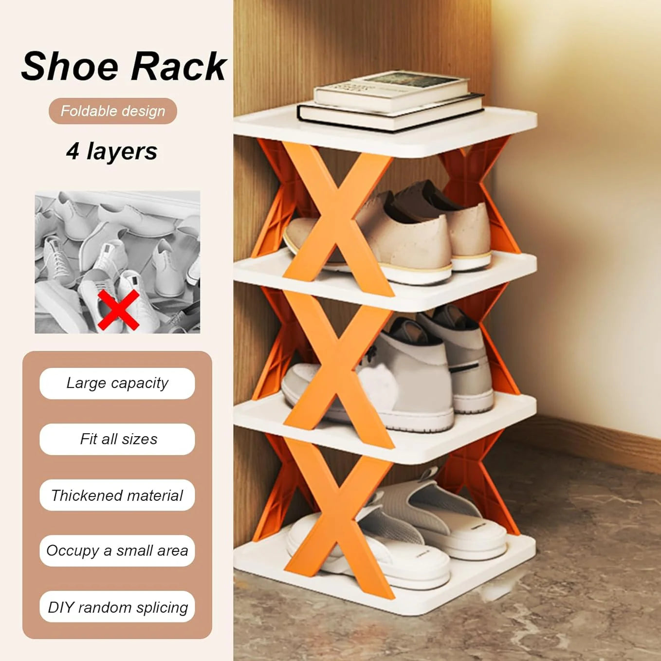 Stackable Shoe Rack