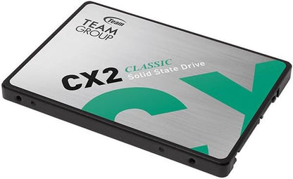 Teamgroup CX2 256GB SATA Internal SSD | 2.5&quot; | Up to 540MBs | SATA III 6GBs | 3D NAND