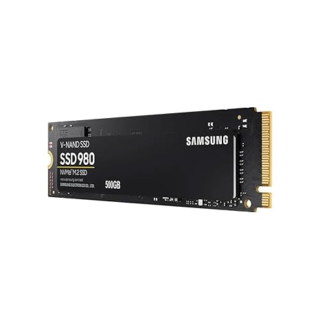 Samsung 980 500GB PCIe 3.0 NVMe M.2 Internal SSD