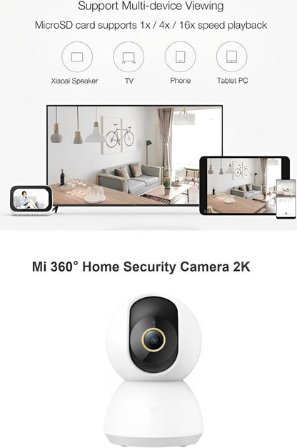 Xiaomi Mi 360 Home Security Camera 2K Ultra HD MJSXJ09CM