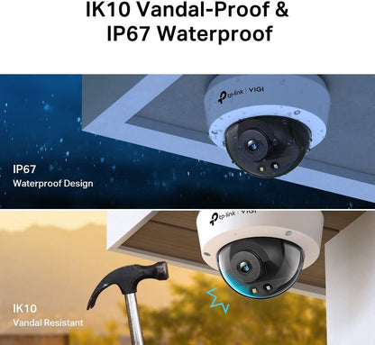 VIGI 3MP Full-Color Dome Network Camera, 4 mm Lens,VIGI C230-4mm