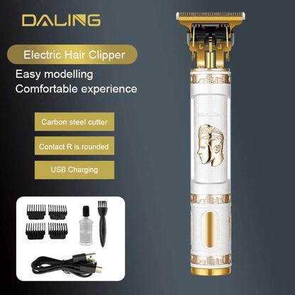 Daling DL-1535 USB Rechargeable Hair Clipper Electric Hair Trimmer