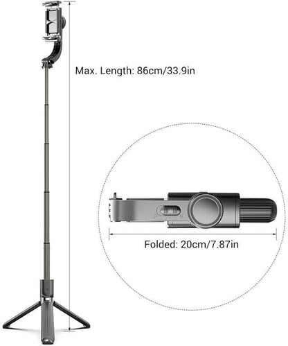 Gimbal Stabilizer L08 Selfie Stick Tripod