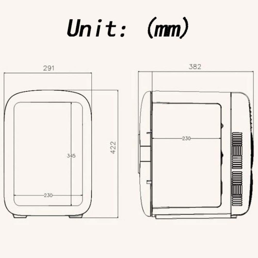 Mini Fridge Portable,Quiet Compressor LED Digital Display Freezer Cooler Cold Warm Car Freezer Drinks Fridge 12V 24V-for Cars Homes Offices And Dorms