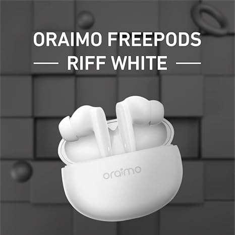 سماعات أذن Oraimo TWS Riff OEB-E02D بلوتوث 5.0 مع ميكروفون مدمج وصوت جهير ستيريو