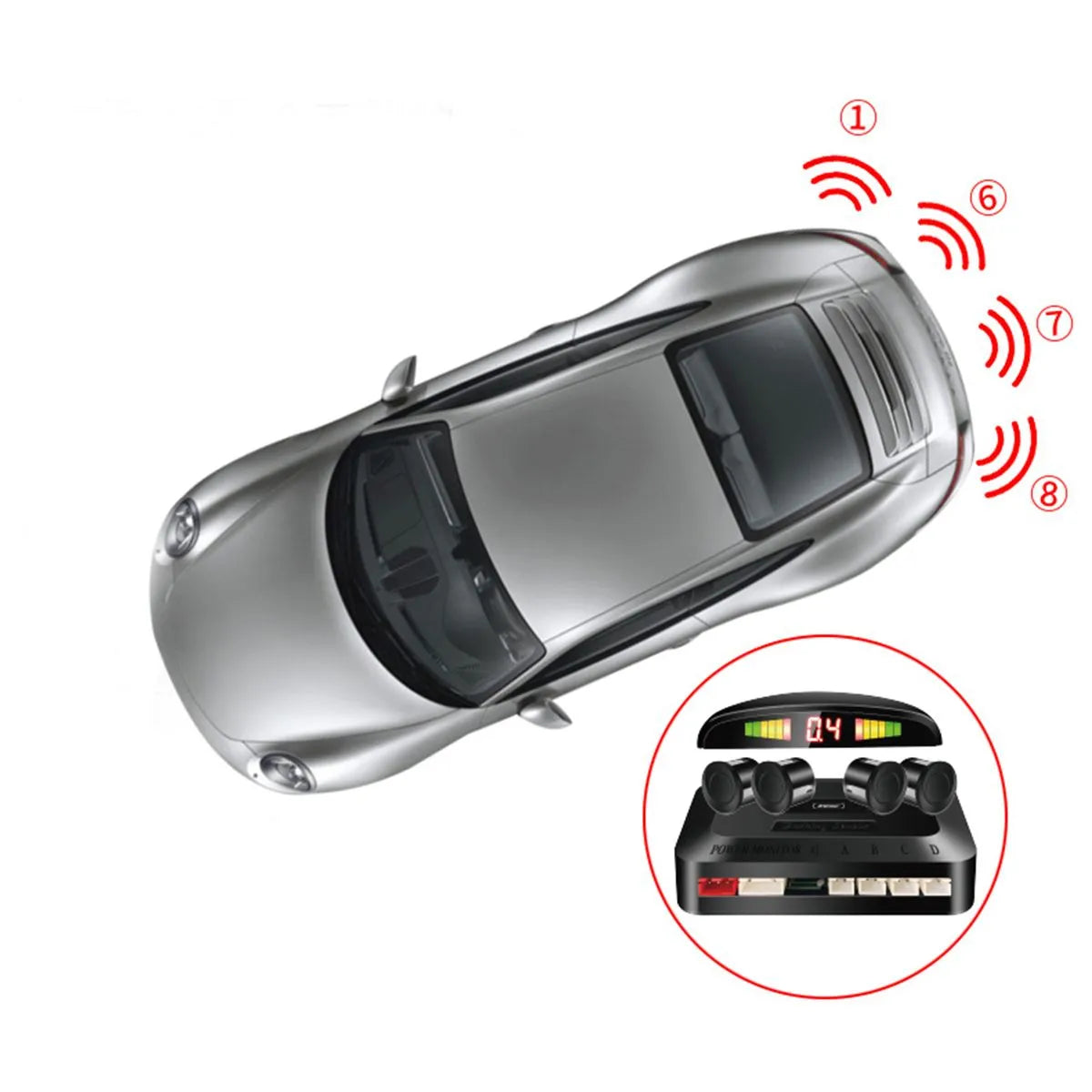 Andowl Car Parking Sensor Q-CA201