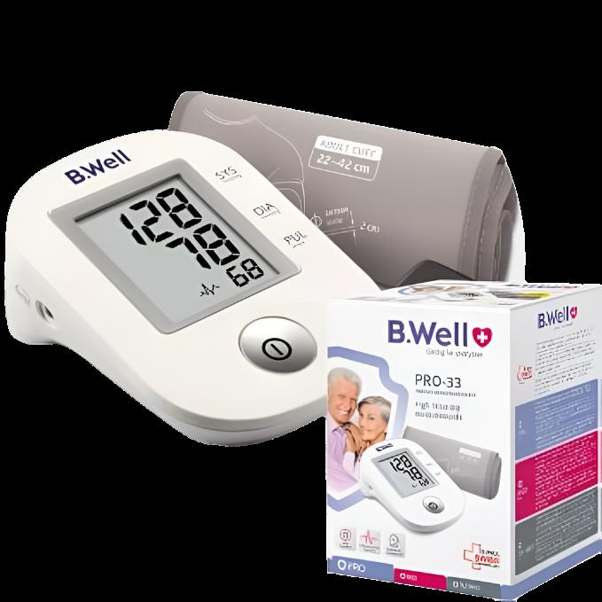 B.WELL Automatic Blood Pressure Monitor Pro 33