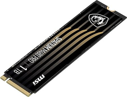 MSI Spatium M480 PRO 1TB Internal PCIe 4.0 NVMe M.2 SSD | PCIe Gen4x4 | Up To 7000MB/s | 3D NAND