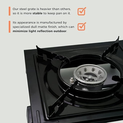 NGEL Camping Portable Gas Stove with Carrying Case