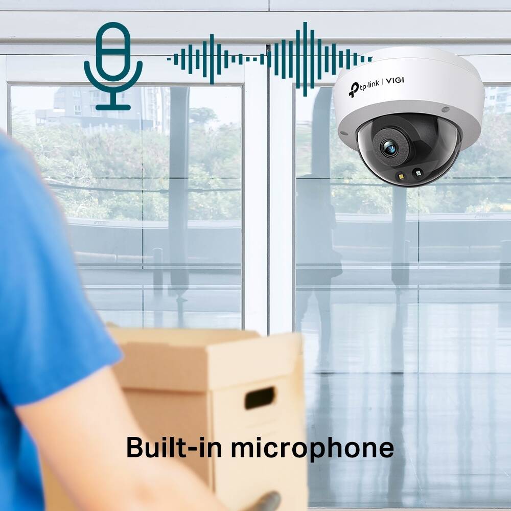 VIGI 3MP Full-Color Dome Network Camera, 4 mm Lens,VIGI C230-4mm